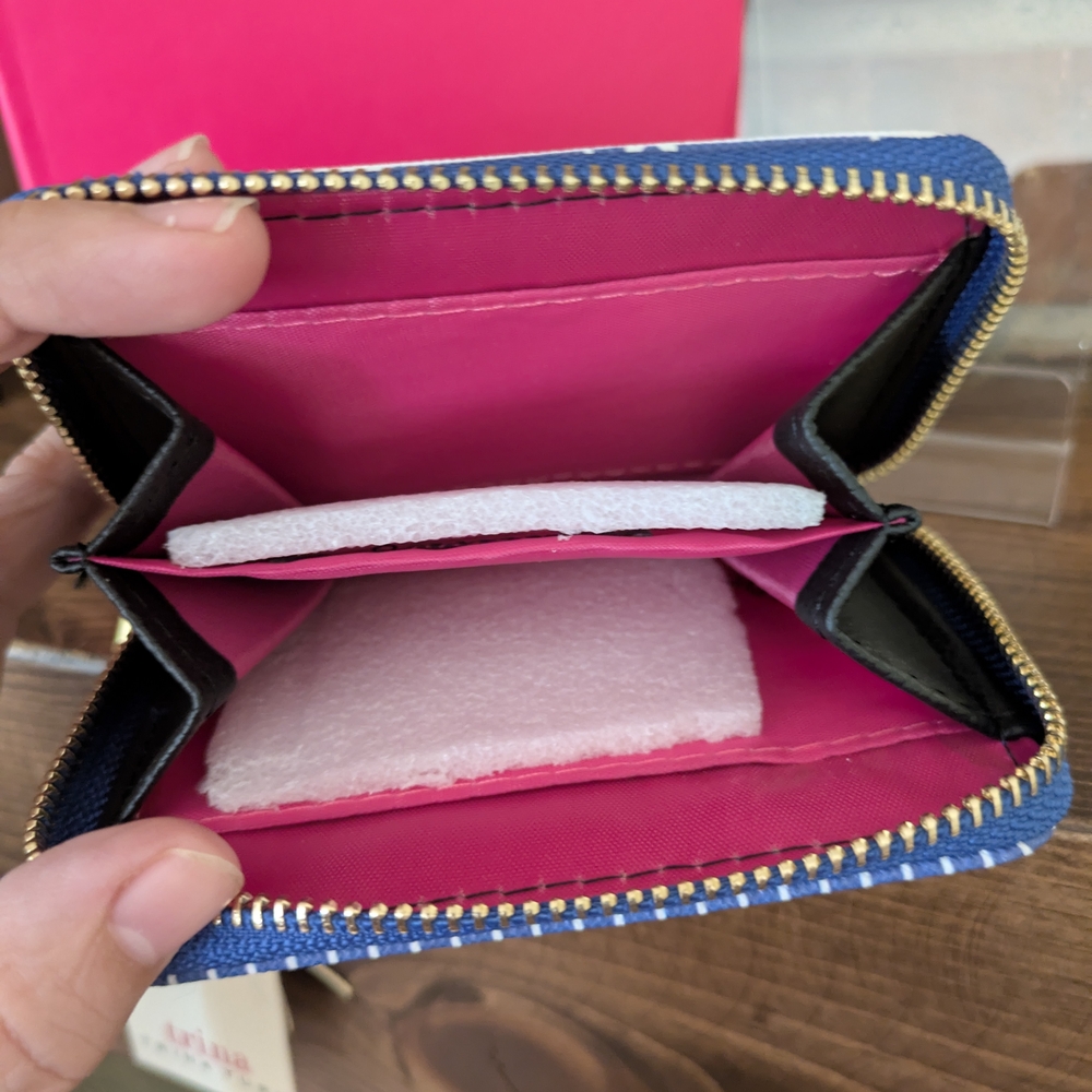 Trina Turk Blue and White Wallet - Picture 9 of 10
